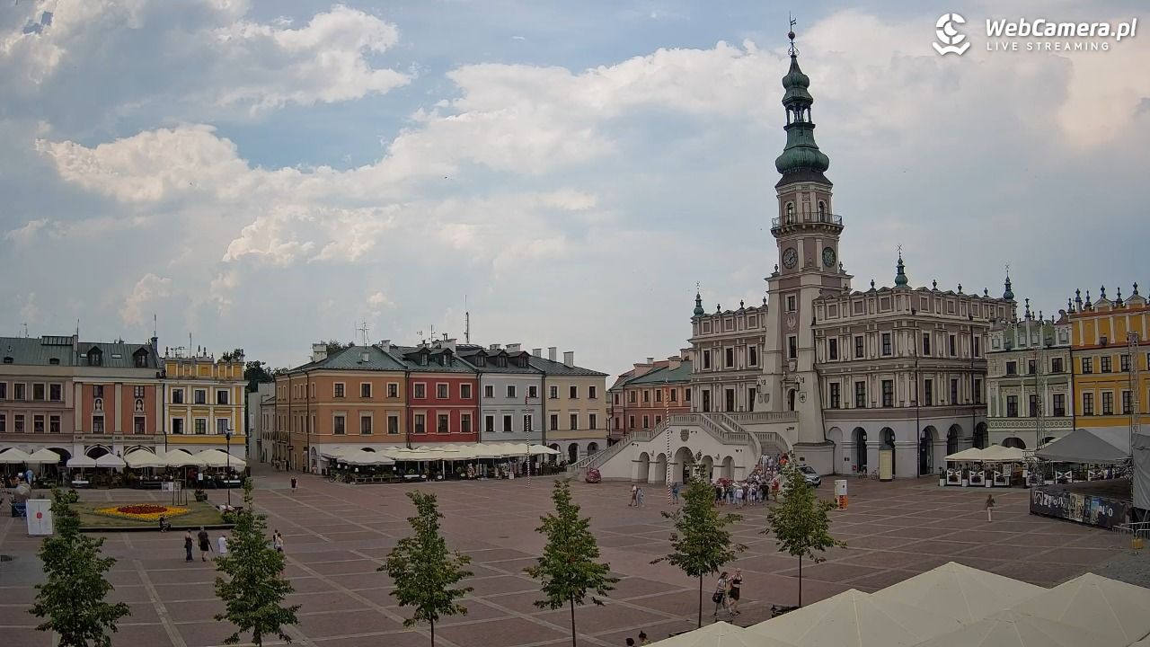 ZAMOŚĆ - widok na Rynek Wielki - 01 lipiec 2026, 14:08