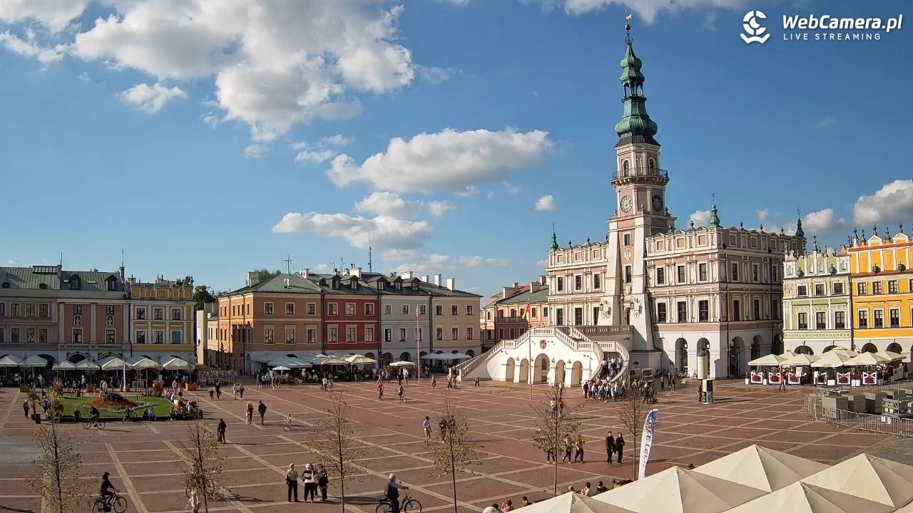 ZAMOŚĆ - widok na Rynek Wielki - 27 wresień 2026, 15:09