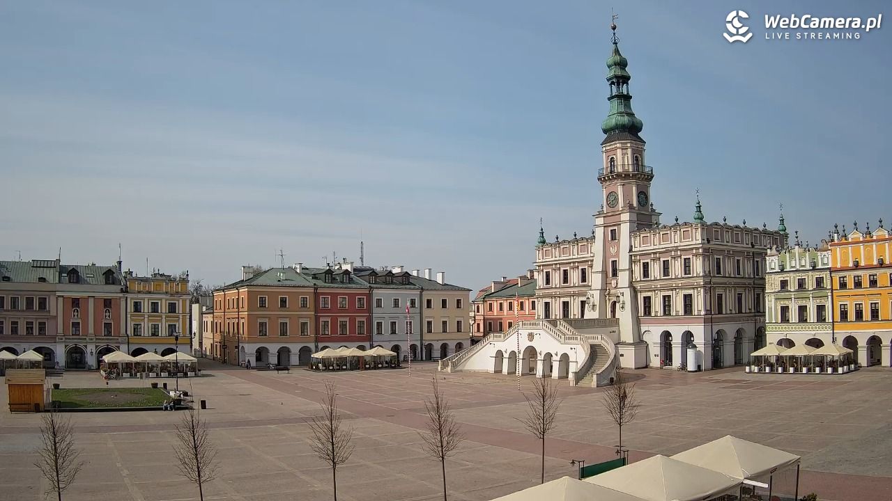 ZAMOŚĆ - widok na Rynek Wielki - 30 marzec 2026, 13:41