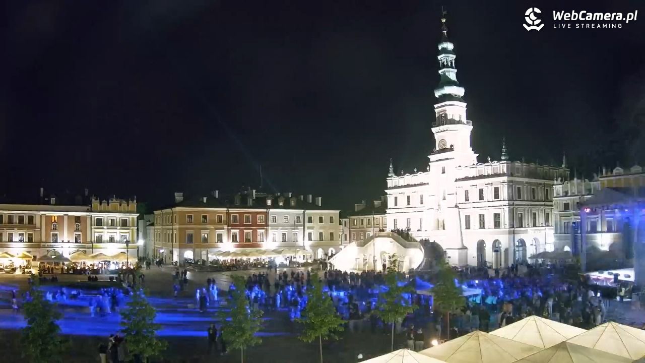 ZAMOŚĆ - widok na Rynek Wielki - 15 maj 2026, 22:24