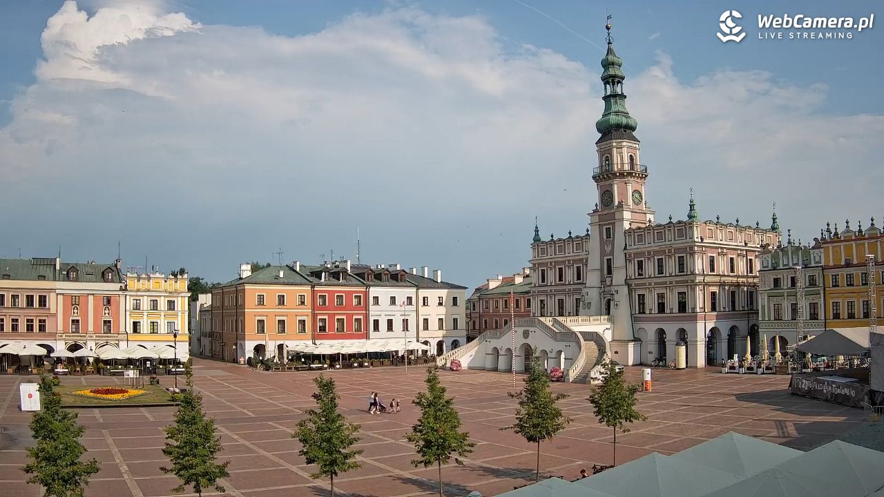 ZAMOŚĆ - widok na Rynek Wielki - 30 czerwiec 2026, 08:19