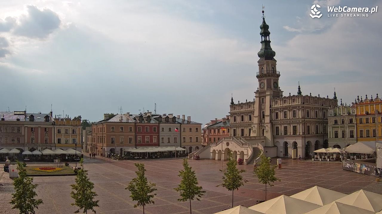 ZAMOŚĆ - widok na Rynek Wielki - 01 lipiec 2026, 17:05