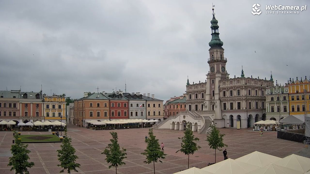 ZAMOŚĆ - widok na Rynek Wielki - 17 maj 2026, 09:42