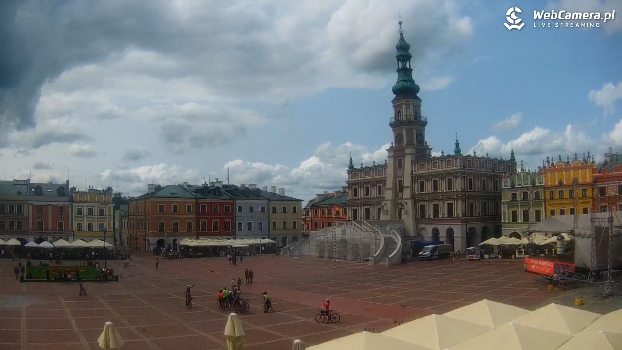 ZAMOŚĆ - widok na Rynek Wielki - 09 czerwiec 2025, 14:12