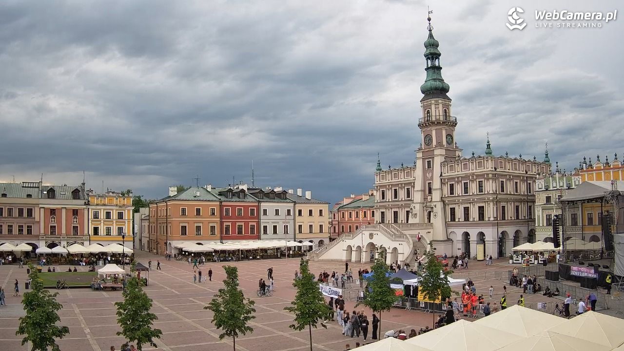 ZAMOŚĆ - widok na Rynek Wielki - 15 maj 2026, 18:35