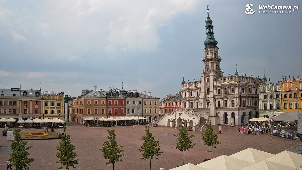 ZAMOŚĆ - widok na Rynek Wielki - 01 lipiec 2026, 13:16