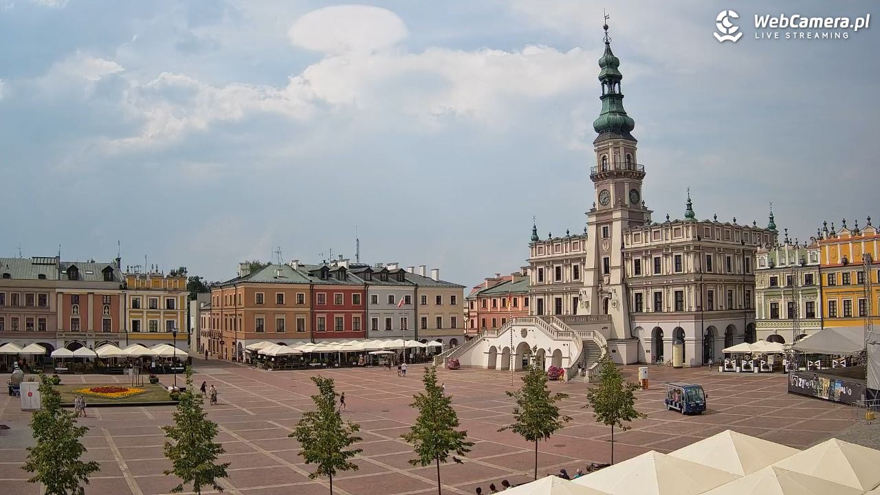 ZAMOŚĆ - widok na Rynek Wielki - 01 lipiec 2026, 14:39