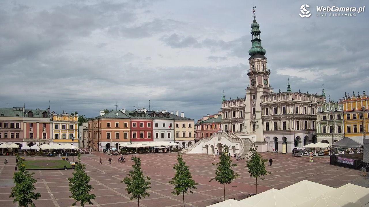 ZAMOŚĆ - widok na Rynek Wielki - 16 maj 2026, 10:30