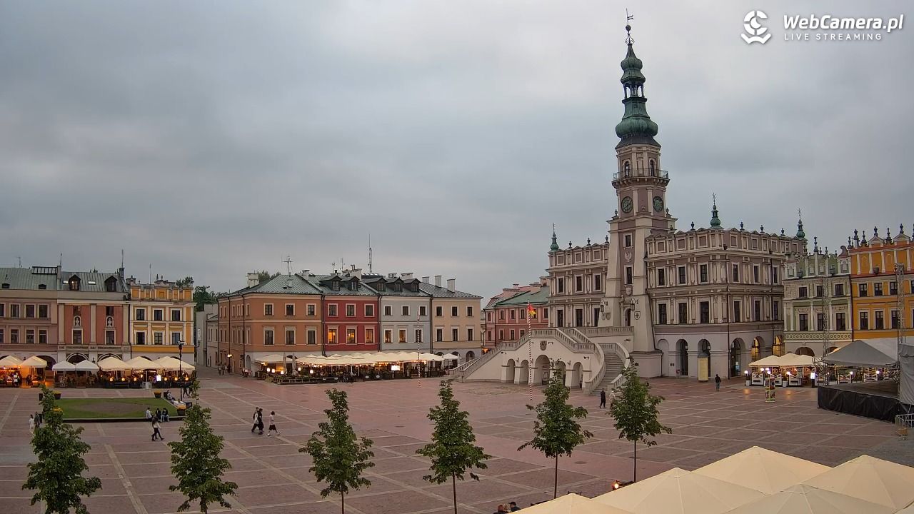 ZAMOŚĆ - widok na Rynek Wielki - 17 maj 2026, 20:11