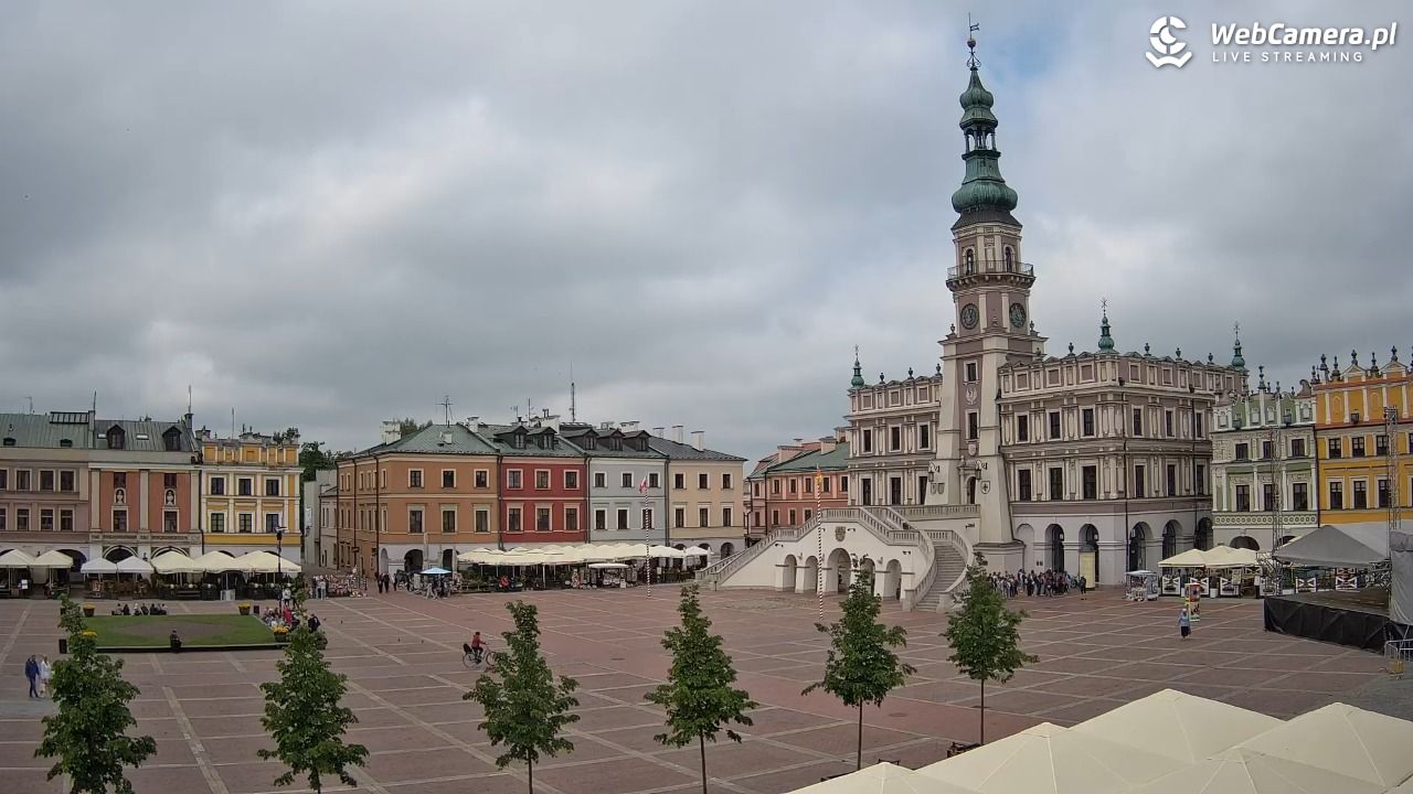 ZAMOŚĆ - widok na Rynek Wielki - 18 maj 2026, 12:58