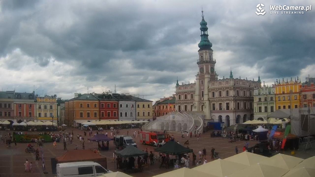 ZAMOŚĆ - widok na Rynek Wielki - 08 czerwiec 2025, 14:22
