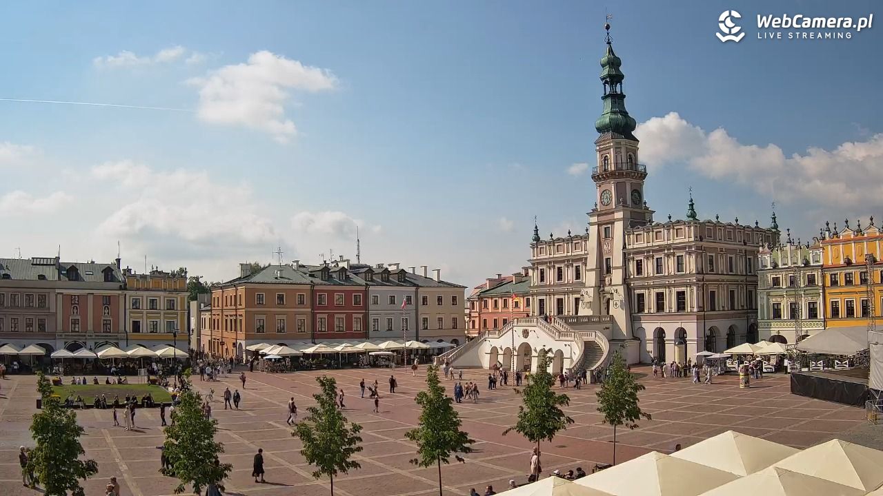 ZAMOŚĆ - widok na Rynek Wielki - 17 maj 2026, 15:30
