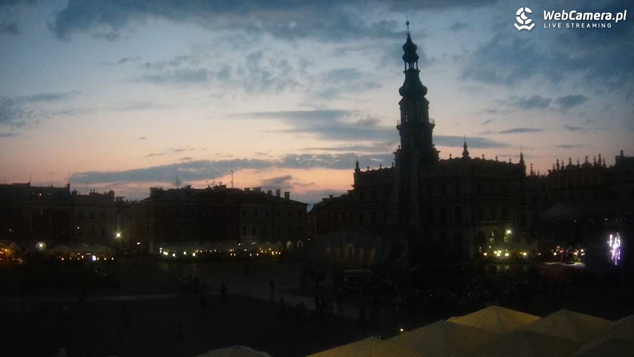 ZAMOŚĆ - widok na Rynek Wielki - 07 czerwiec 2025, 21:02