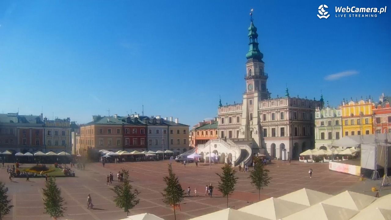 ZAMOŚĆ - widok na Rynek Wielki - 27 sierpień 2025, 15:25