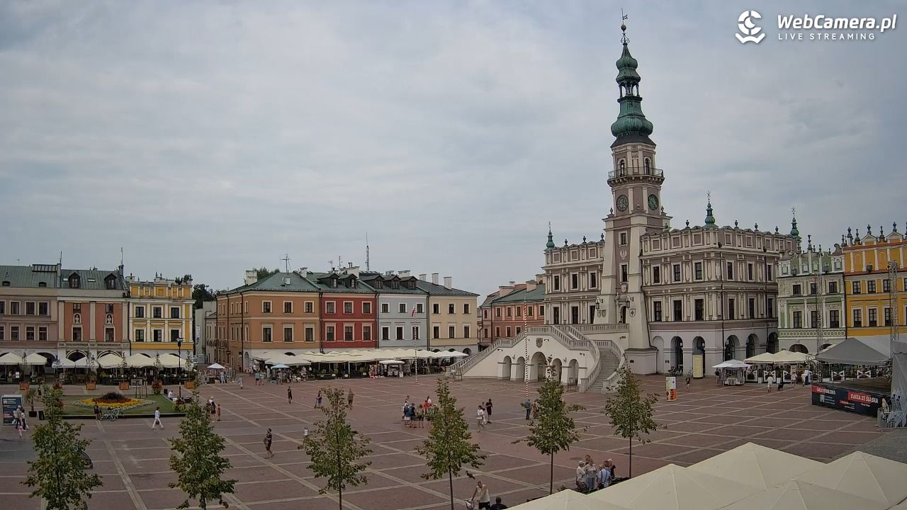 ZAMOŚĆ - widok na Rynek Wielki - 17 sierpień 2026, 12:23