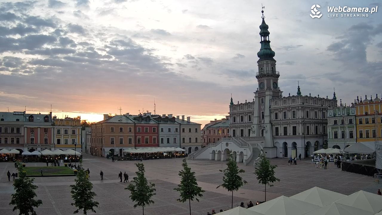 ZAMOŚĆ - widok na Rynek Wielki - 16 maj 2026, 19:56