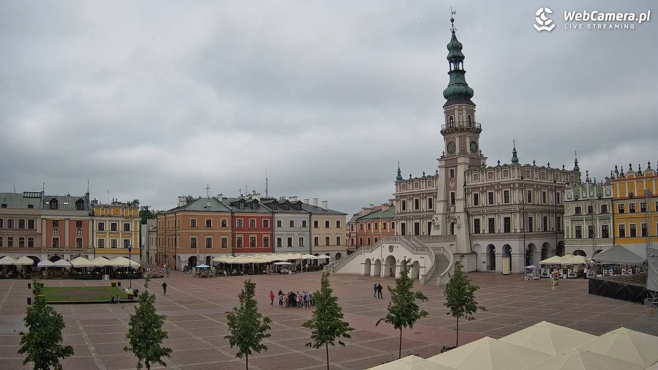 ZAMOŚĆ - widok na Rynek Wielki - 18 maj 2026, 12:10