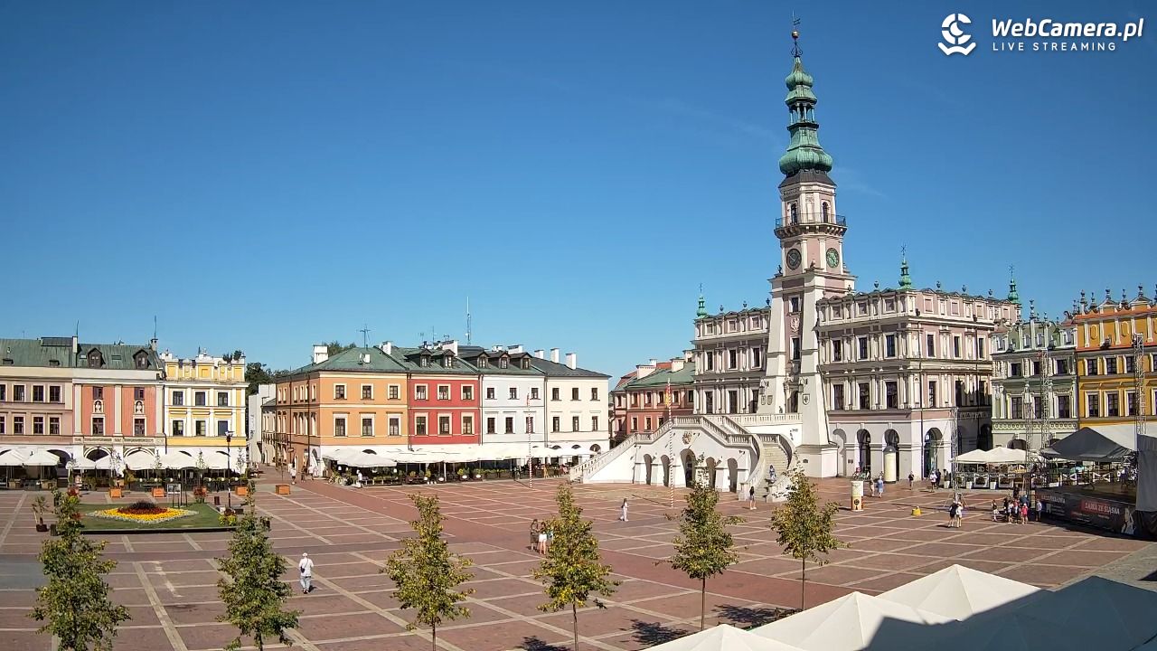 ZAMOŚĆ - widok na Rynek Wielki - 13 sierpień 2026, 09:53
