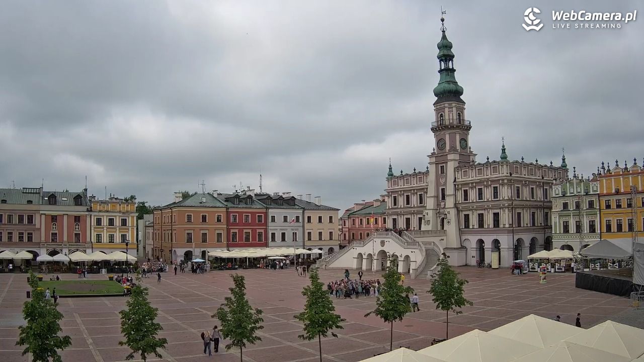 ZAMOŚĆ - widok na Rynek Wielki - 18 maj 2026, 13:11