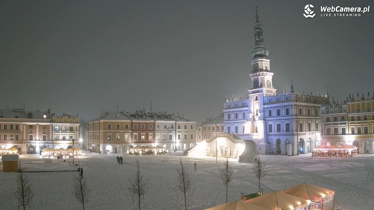ZAMOŚĆ - widok na Rynek Wielki - 15 luty 2026, 17:43