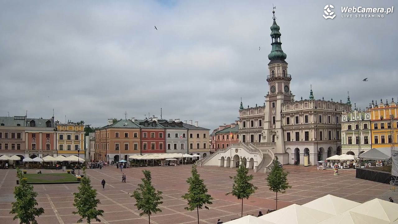 ZAMOŚĆ - widok na Rynek Wielki - 18 maj 2026, 12:44
