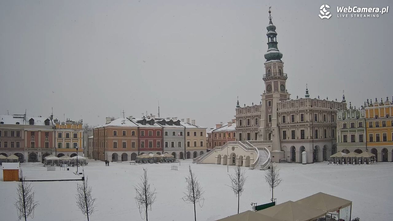 ZAMOŚĆ - widok na Rynek Wielki - 15 luty 2026, 12:41