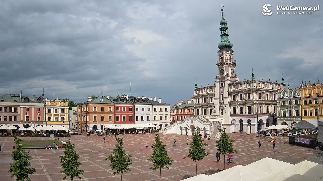 ZAMOŚĆ - widok na Rynek Wielki - 16 maj 2026, 10:16