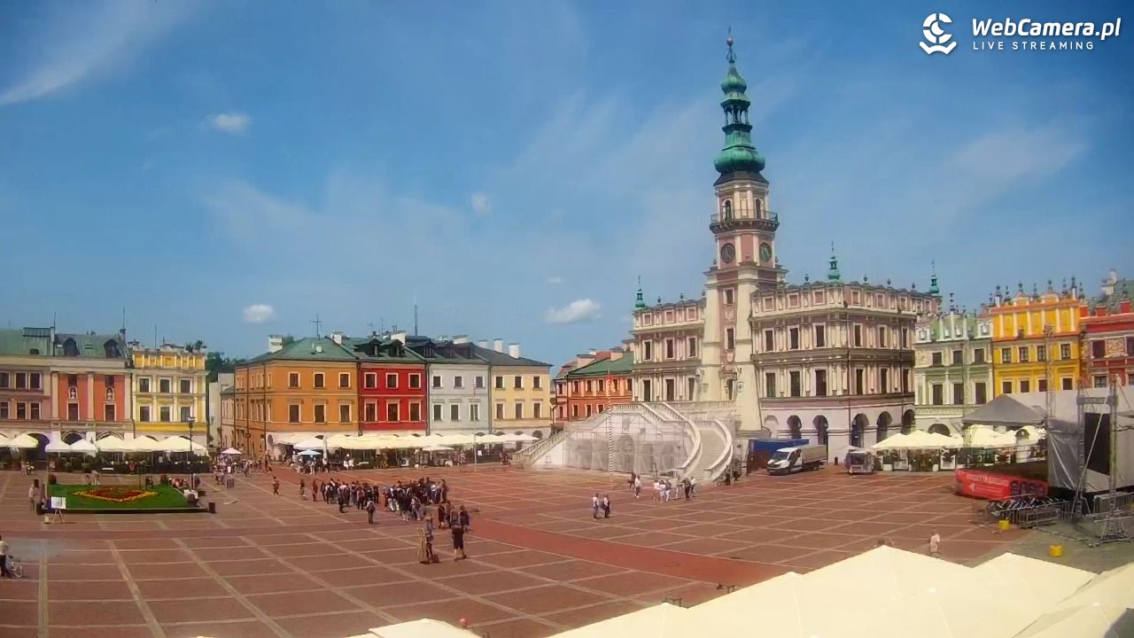 ZAMOŚĆ - widok na Rynek Wielki - 10 czerwiec 2025, 11:26