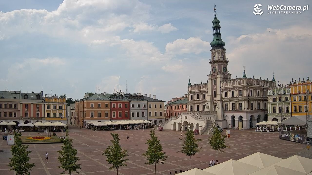 ZAMOŚĆ - widok na Rynek Wielki - 01 lipiec 2026, 14:22
