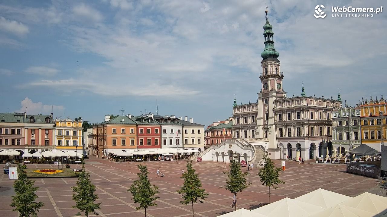 ZAMOŚĆ - widok na Rynek Wielki - 30 czerwiec 2026, 10:34