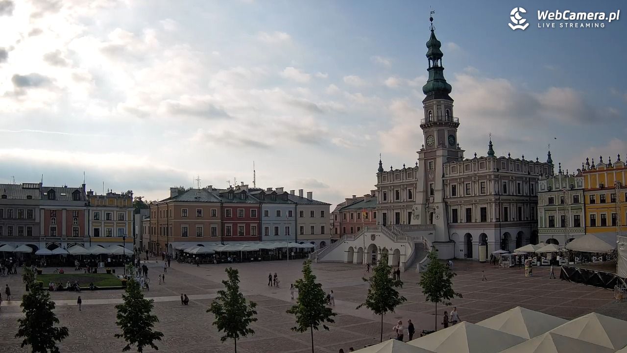 ZAMOŚĆ - widok na Rynek Wielki - 17 maj 2026, 17:47