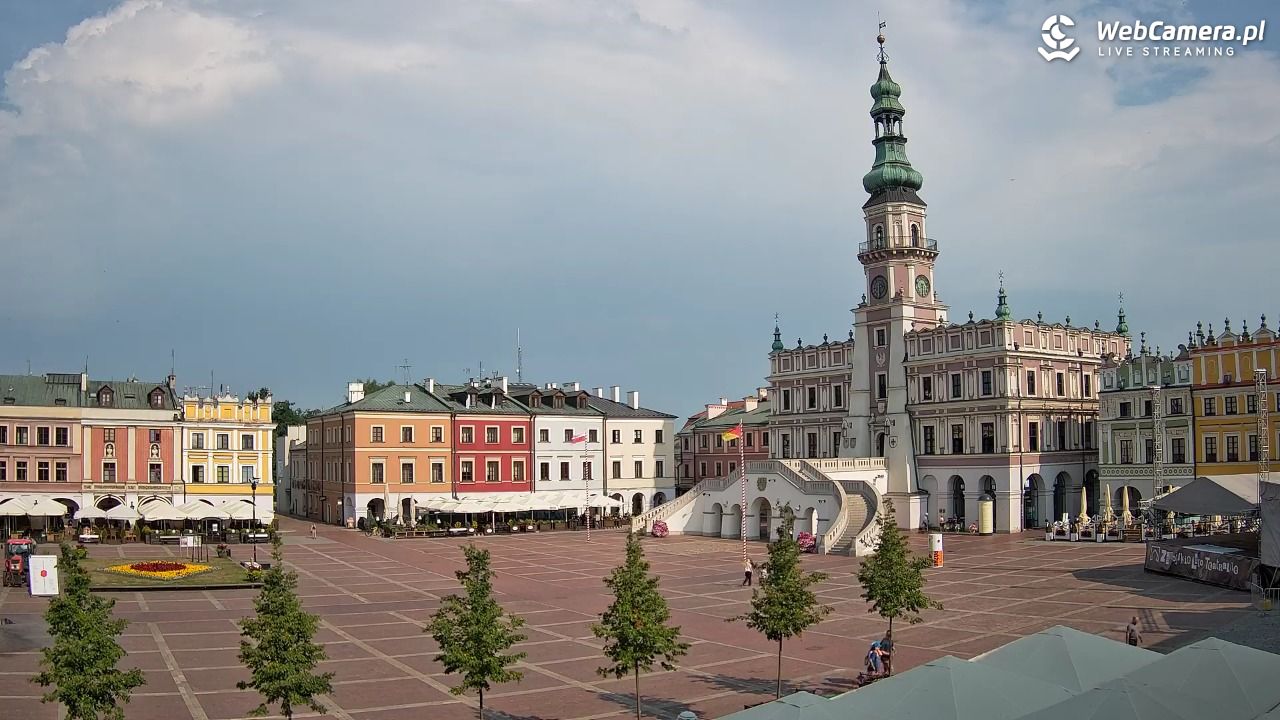 ZAMOŚĆ - widok na Rynek Wielki - 30 czerwiec 2026, 08:31