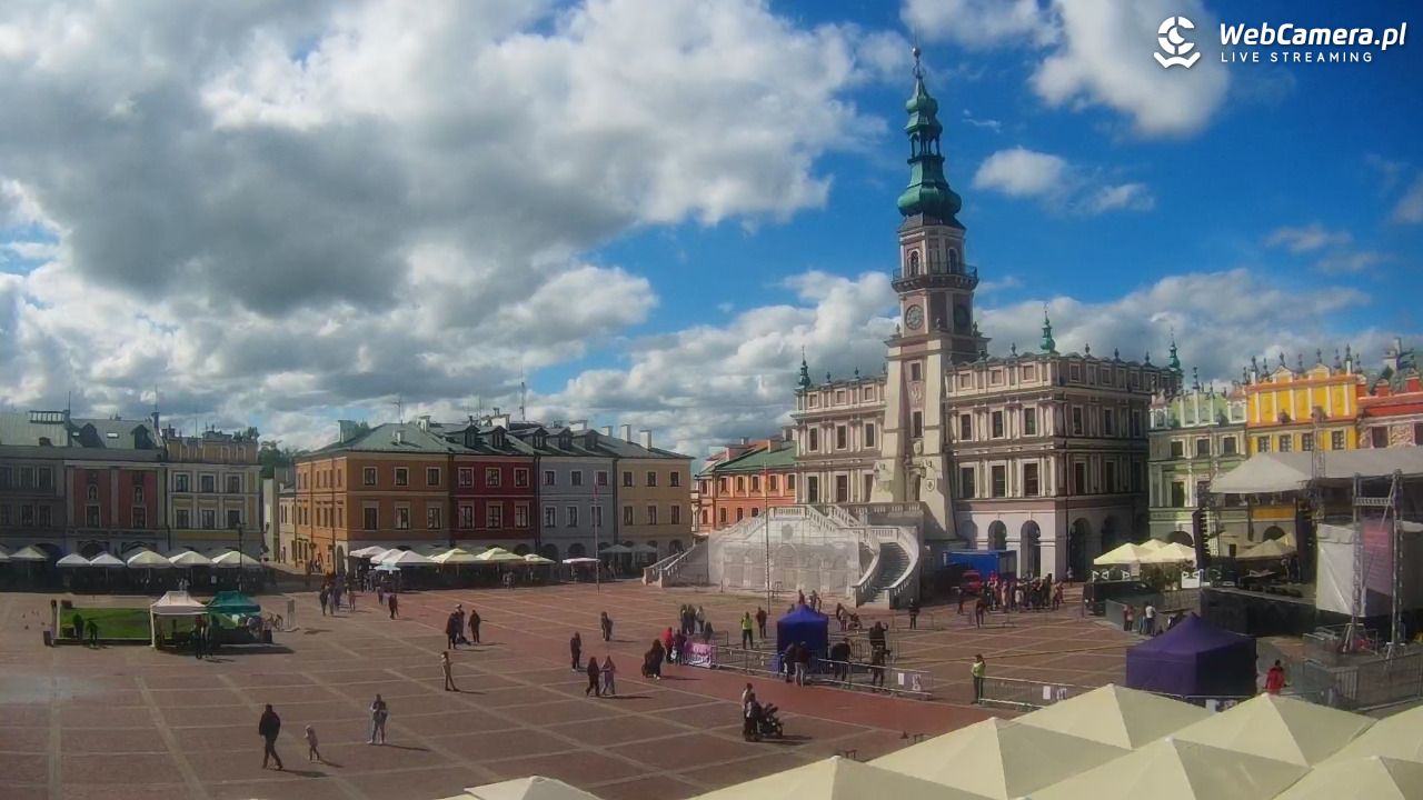 ZAMOŚĆ - widok na Rynek Wielki - 17 maj 2025, 15:41
