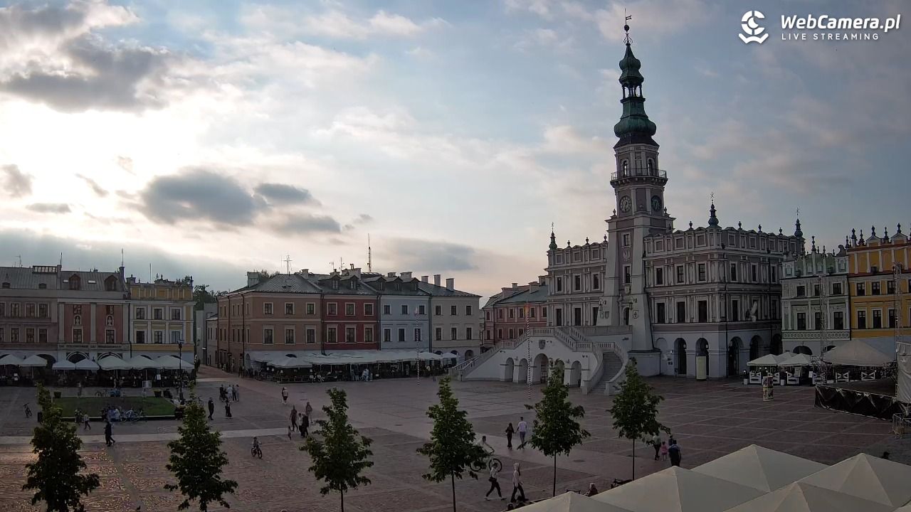 ZAMOŚĆ - widok na Rynek Wielki - 17 maj 2026, 18:34