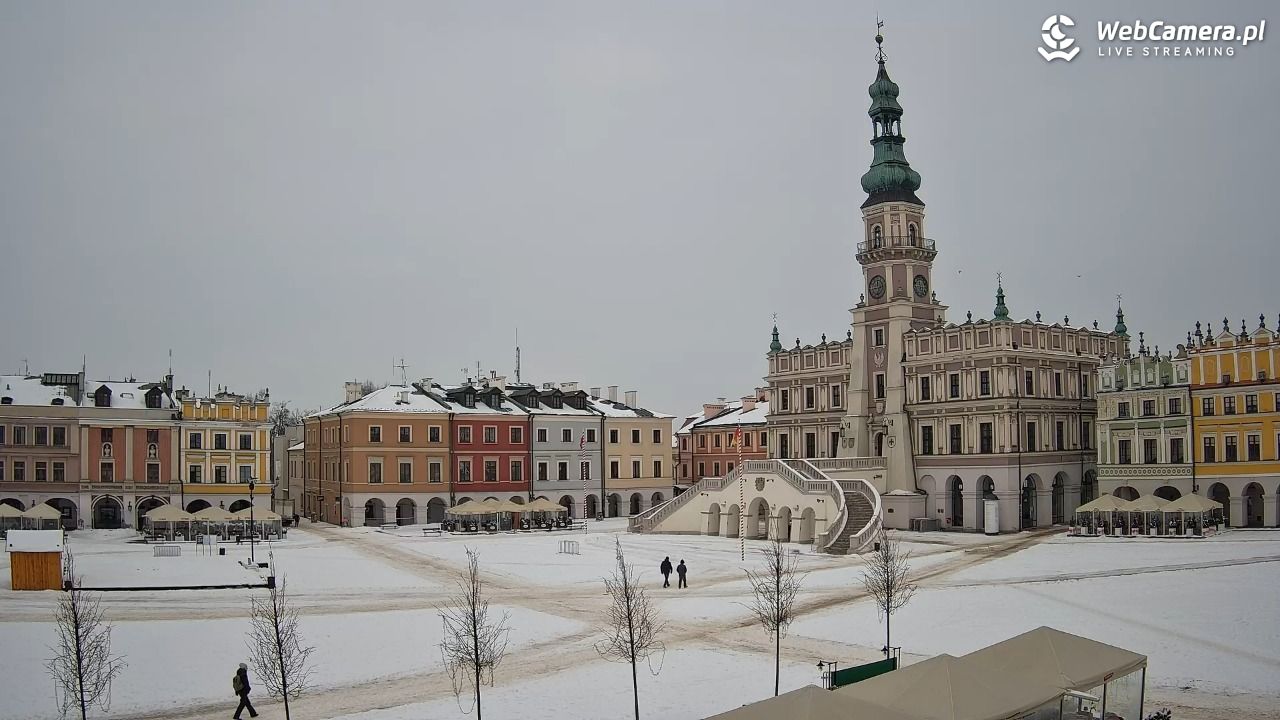 ZAMOŚĆ - widok na Rynek Wielki - 17 luty 2026, 11:46