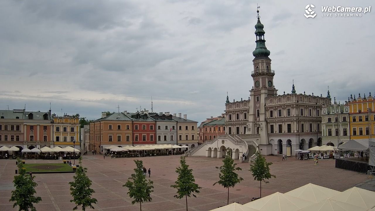 ZAMOŚĆ - widok na Rynek Wielki - 16 maj 2026, 14:25