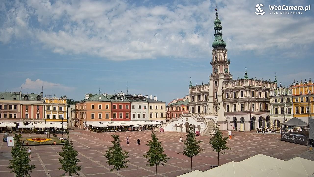 ZAMOŚĆ - widok na Rynek Wielki - 30 czerwiec 2026, 10:57