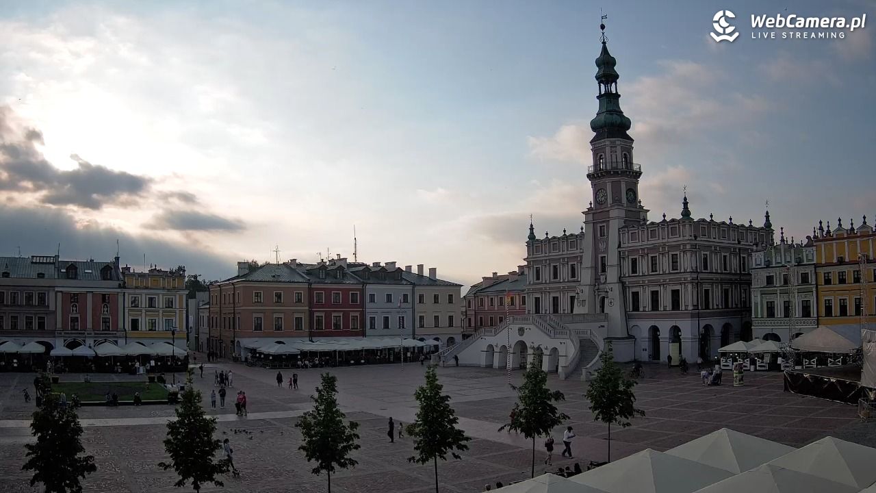 ZAMOŚĆ - widok na Rynek Wielki - 17 maj 2026, 18:39