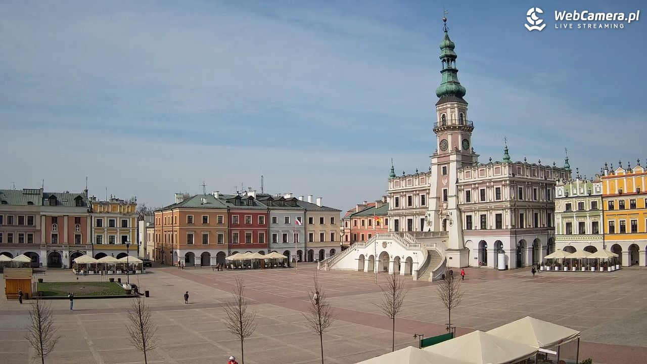 ZAMOŚĆ - widok na Rynek Wielki - 30 marzec 2026, 12:47