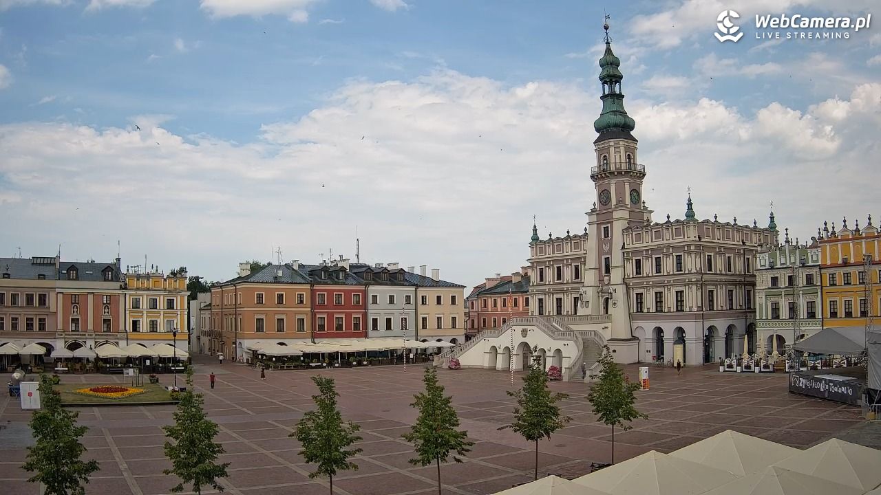 ZAMOŚĆ - widok na Rynek Wielki - 30 czerwiec 2026, 09:54