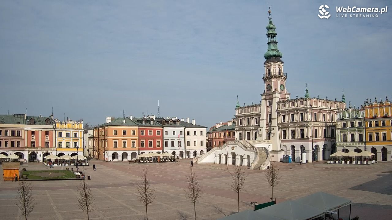 ZAMOŚĆ - widok na Rynek Wielki - 30 marzec 2026, 09:31