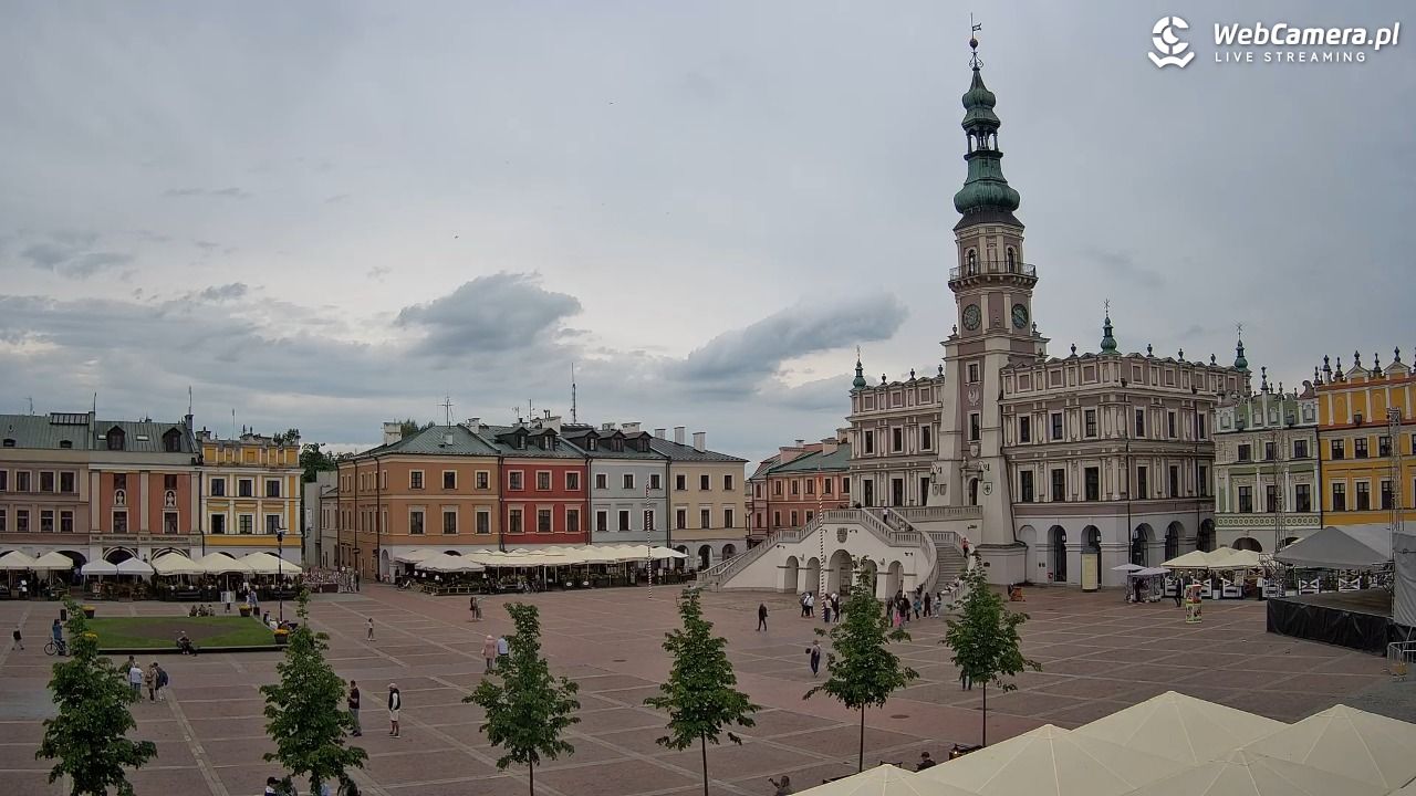 ZAMOŚĆ - widok na Rynek Wielki - 16 maj 2026, 15:50