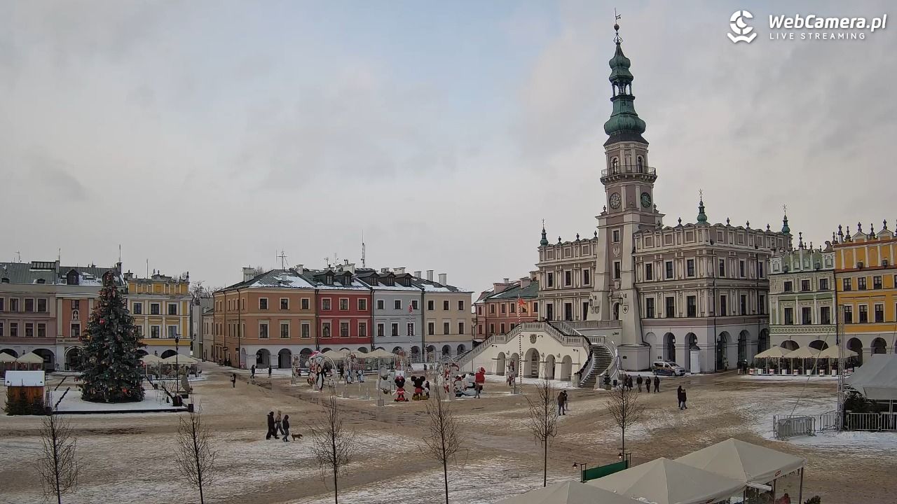 ZAMOŚĆ - widok na Rynek Wielki - 02 styczeń 2026, 14:19