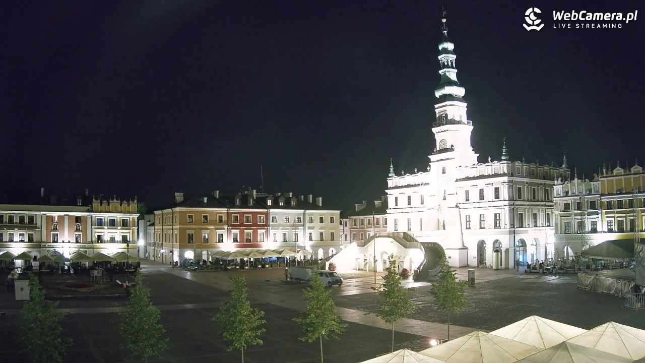 ZAMOŚĆ - widok na Rynek Wielki - 30 czerwiec 2026, 23:52