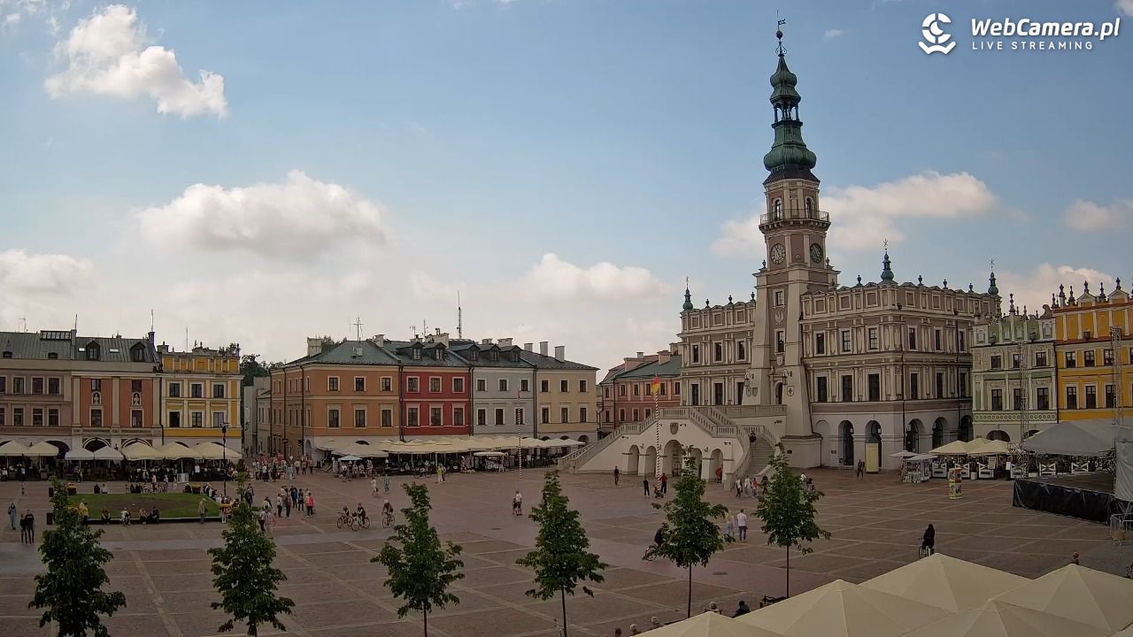 ZAMOŚĆ - widok na Rynek Wielki - 17 maj 2026, 14:56