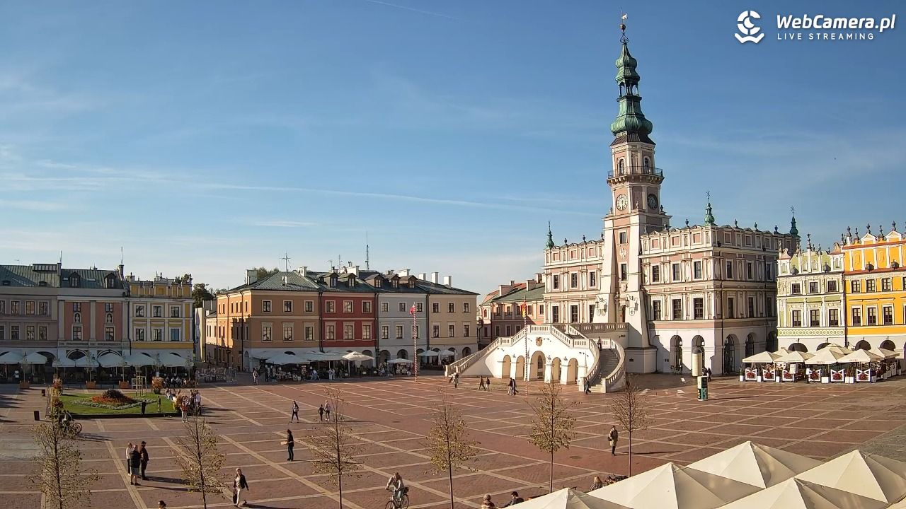ZAMOŚĆ - widok na Rynek Wielki - 30 wresień 2026, 15:31