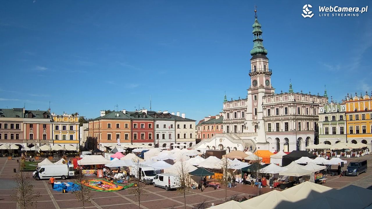 ZAMOŚĆ - widok na Rynek Wielki - 02 październik 2026, 10:45