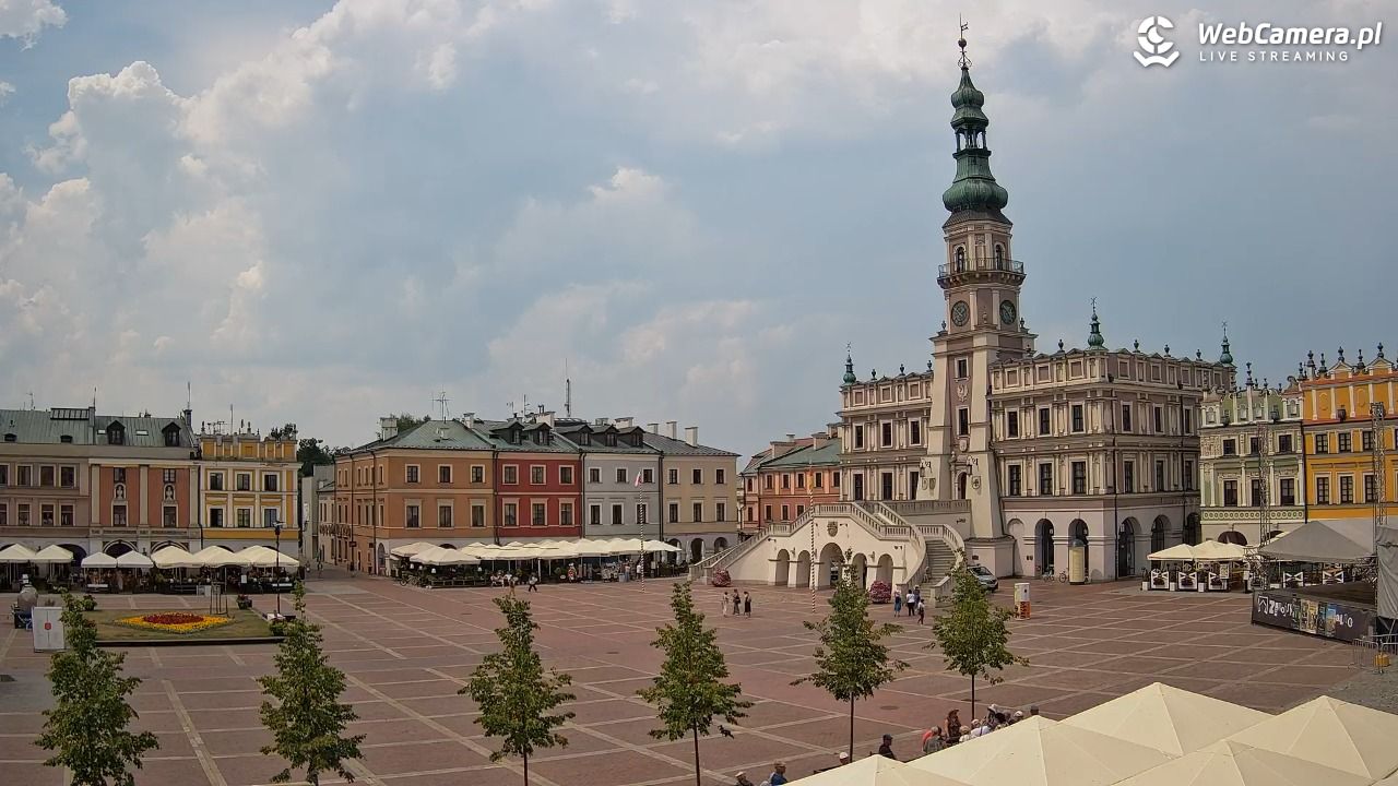 ZAMOŚĆ - widok na Rynek Wielki - 01 lipiec 2026, 13:54
