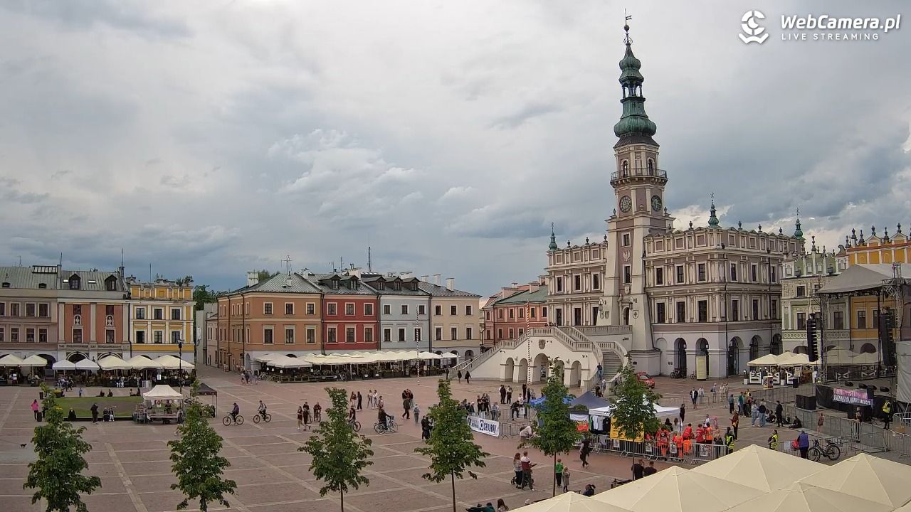 ZAMOŚĆ - widok na Rynek Wielki - 15 maj 2026, 18:17