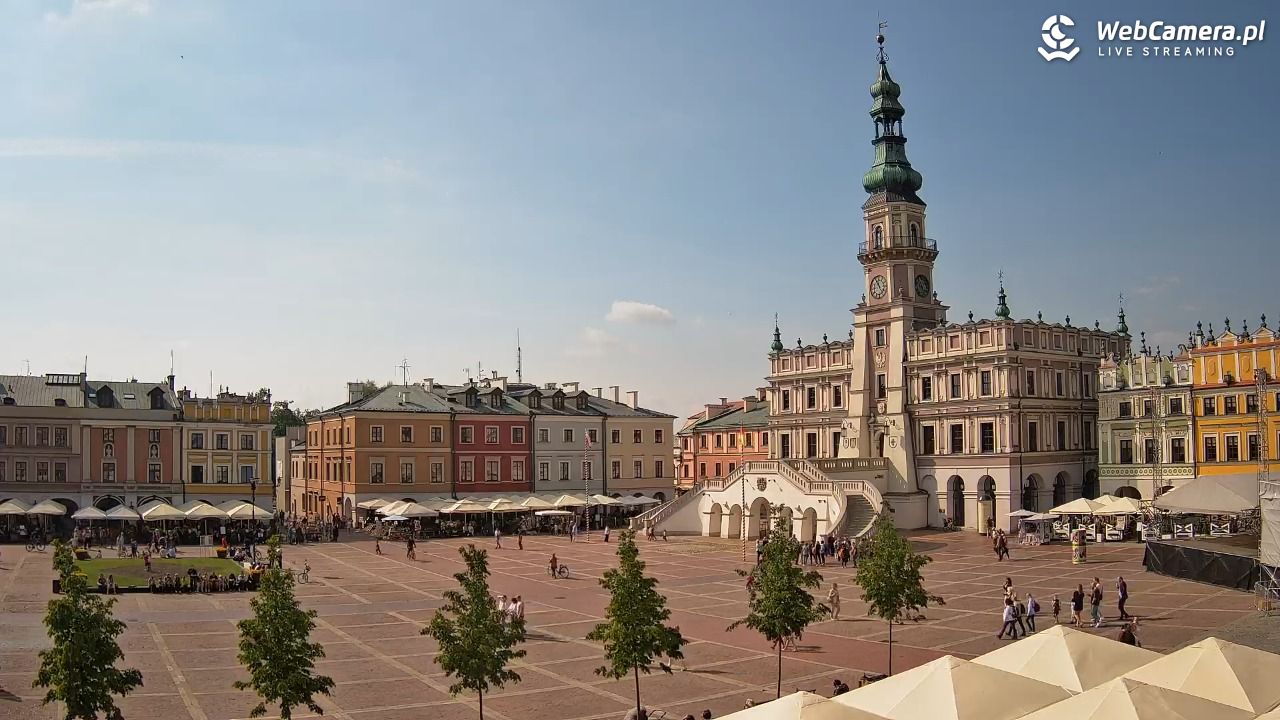 ZAMOŚĆ - widok na Rynek Wielki - 17 maj 2026, 15:55
